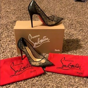 LACE 554 100 RETE/DENT LAQUE/SUEDE LAME 35.5